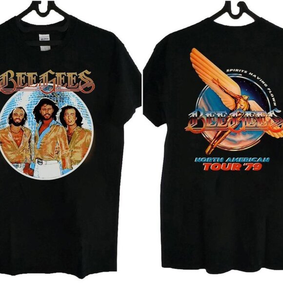 Donna B Other - Bee Gees Spirits Having Flown 1979 Tour Classic Rock Band Music Fan T-Shirt 89